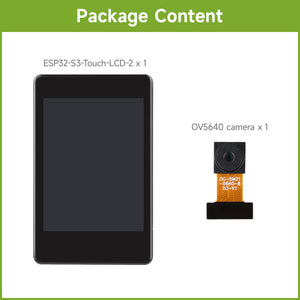 Waveshare ESP32-S3 2inch Capacitive Touch Display Development Board, 240×320 Pixels, IPS Panel, 32-bit LX7, ESP32 With Display