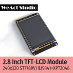 Load image into Gallery viewer, WeAct 2.8&quot; 240*320 ILI9341 ST7789V Display Screen 2.8inch SPI LCD TFT Module With Touch XPT2046 No Touch Auto Brightness Adjust
