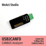 Load image into Gallery viewer, WeAct USB to CAN Module USB to CANFD CANBUS Analyzer Debugger SLCAN Cangaroo
