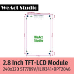 Load image into Gallery viewer, WeAct 2.8&quot; 240*320 ILI9341 ST7789V Display Screen 2.8inch SPI LCD TFT Module With Touch XPT2046 No Touch Auto Brightness Adjust
