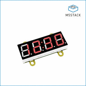 M5Stack Official Red 7-Segment Digit Clock Unit