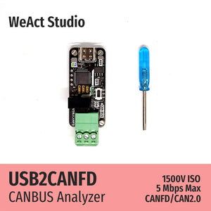 WeAct USB to CAN Module USB to CANFD CANBUS Analyzer Debugger SLCAN Cangaroo