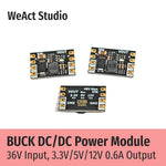 Load image into Gallery viewer, WeAct Buck Step-Down Power Module DC/DC 36V Max Input 3.3V/5V/12V Output 0.6A Max Current
