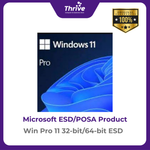 Load image into Gallery viewer, Microsoft Windows Professional 11 32-bit/64-bit ESD
