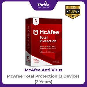 McAfee Total Protection (3 Device) (2 Years)