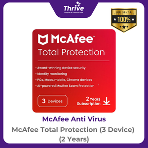 McAfee Total Protection (3 Device) (2 Years)