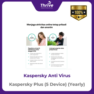Kaspersky Plus (5 Device) (Yearly)