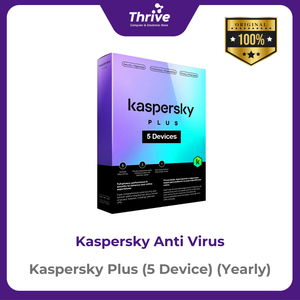 Kaspersky Plus (5 Device) (Yearly)