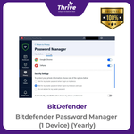 Load image into Gallery viewer, Bitdefender Password Manager (1 Device) (Yearly)
