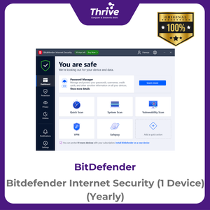 Bitdefender Internet Security (1 Device) (Yearly)