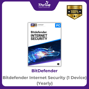 Bitdefender Internet Security (1 Device) (Yearly)