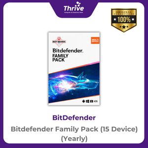 Bitdefender Family Pack (15 Device) (Yearly)