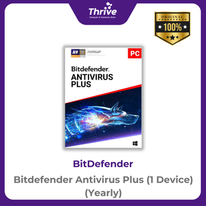 Bitdefender Antivirus Plus (1 Device) (Yearly)