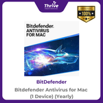 Load image into Gallery viewer, Bitdefender Antivirus for Mac (1 Device) (Yearly)
