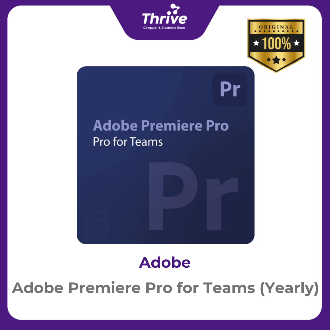 Adobe Premiere Pro for Teams (Yearly) - Sultan Store