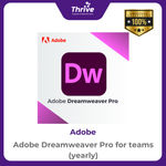 Load image into Gallery viewer, Adobe Dreamweaver Pro for Teams (yearly)
