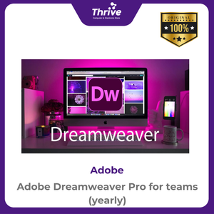 Adobe Dreamweaver Pro for Teams (yearly)