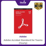 Load image into Gallery viewer, Adobe Acrobat Standard for Teams (Yearly)
