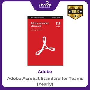 Adobe Acrobat Standard for Teams (Yearly)