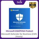 Load image into Gallery viewer, Microsoft Defender for Business (CSP) (Yearly)
