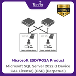 Load image into Gallery viewer, Microsoft SQL Server 2022 (1 Device CAL License) (CSP) (Perpetual)
