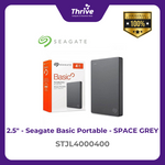 Load image into Gallery viewer, Seagate Basic Portable - SPACE GREY STJL4000400
