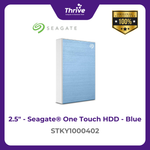 Load image into Gallery viewer, Seagate® One Touch HDD - Blue STKY1000402
