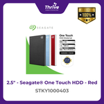 Load image into Gallery viewer, Seagate® One Touch HDD - Red STKY1000403
