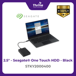 Load image into Gallery viewer, Seagate® One Touch HDD - Black STKY2000400
