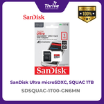 Load image into Gallery viewer, SanDisk Ultra microSDXC, SQUAC 1TB, A1, C10, U1, UHS-I, 150MB/s R, 4x6, 10Y
