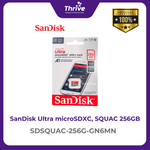 Load image into Gallery viewer, SanDisk Ultra microSDXC, SQUAC 256GB, A1, C10, U1, UHS-I, 150MB/s R, 4x6, 10Y