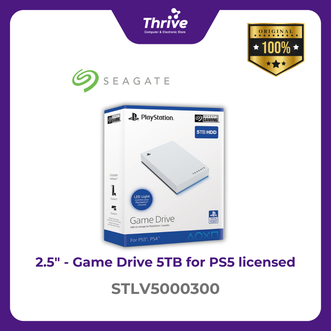 Game Drive 5TB for PS5 licensed STLV5000300 - Sultan Store