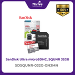 Load image into Gallery viewer, SanDisk Ultra microSDHC, SQUNR 32GB, C10, UHS-1, 100MB/s R, 3x5, 7Y
