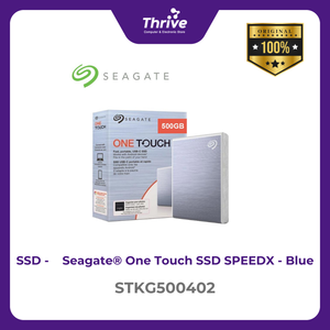 Seagate® One Touch SSD SPEEDX - Blue STKG500402