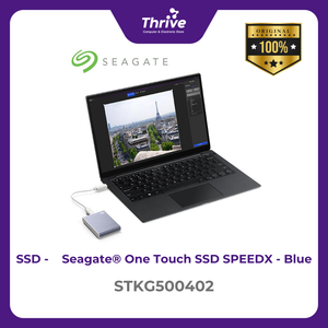 Seagate® One Touch SSD SPEEDX - Blue STKG500402