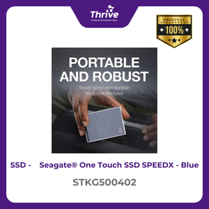 Seagate® One Touch SSD SPEEDX - Blue STKG500402