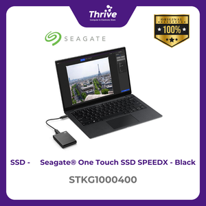 Seagate® One Touch SSD SPEEDX - Black STKG1000400