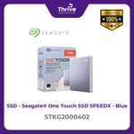 Load image into Gallery viewer, Seagate® One Touch SSD SPEEDX - Blue STKG2000402
