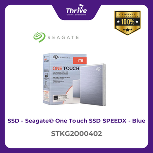 Seagate® One Touch SSD SPEEDX - Blue STKG2000402