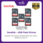 Load image into Gallery viewer, SanDisk Ultra SDHC, SDUNS 16GB, C10, UHS-I, 80MB/s R, 3x5, 7Y