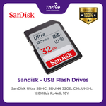 Load image into Gallery viewer, SanDisk Ultra SDHC, SDUN4 32GB, C10, UHS-I, 120MB/s R, 4x6, 10Y