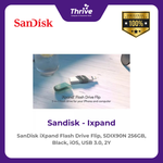 Load image into Gallery viewer, SanDisk iXpand Flash Drive Flip, SDIX90N 256GB, Black, iOS, USB 3.0, 2Y
