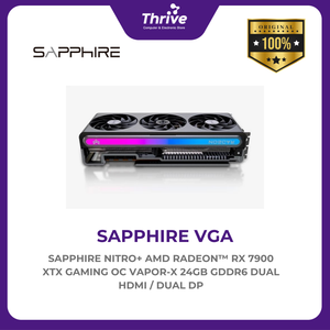 SAPPHIRE NITRO+ AMD RADEON™ RX 7900 XTX GAMING OC VAPOR-X 24GB GDDR6 DUAL HDMI / DUAL DP