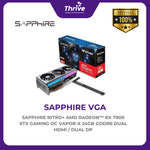 Load image into Gallery viewer, SAPPHIRE NITRO+ AMD RADEON™ RX 7900 XTX GAMING OC VAPOR-X 24GB GDDR6 DUAL HDMI / DUAL DP
