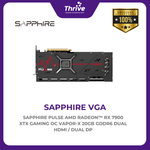 Load image into Gallery viewer, SAPPHIRE PULSE AMD RADEON™ RX 7900 XTX GAMING OC VAPOR-X 20GB GDDR6 DUAL HDMI / DUAL DP
