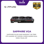 Load image into Gallery viewer, SAPPHIRE PULSE AMD RADEON™ RX 7900 XTX GAMING OC VAPOR-X 20GB GDDR6 DUAL HDMI / DUAL DP
