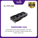 Load image into Gallery viewer, SAPPHIRE PULSE AMD RADEON™ RX 7900 XTX GAMING OC VAPOR-X 20GB GDDR6 DUAL HDMI / DUAL DP
