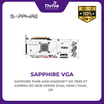Load image into Gallery viewer, SAPPHIRE PURE AMD RADEON™ RX 7800 XT GAMING OC 16GB GDDR6 DUAL HDMI / DUAL DP
