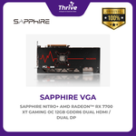 Load image into Gallery viewer, SAPPHIRE NITRO+ AMD RADEON™ RX 7700 XT GAMING OC 12GB GDDR6 DUAL HDMI / DUAL DP
