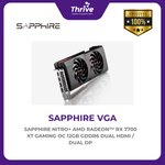 Load image into Gallery viewer, SAPPHIRE NITRO+ AMD RADEON™ RX 7700 XT GAMING OC 12GB GDDR6 DUAL HDMI / DUAL DP
